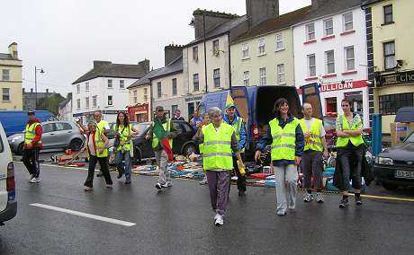 Day seven - pulling in to Ballaghaderreen