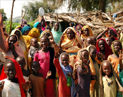 Sudanese citizens in rural Darfur
