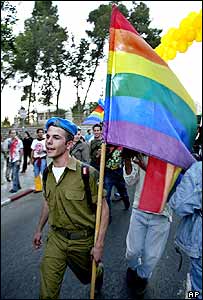 Arabs & Israelis on the 2004 Pride March.