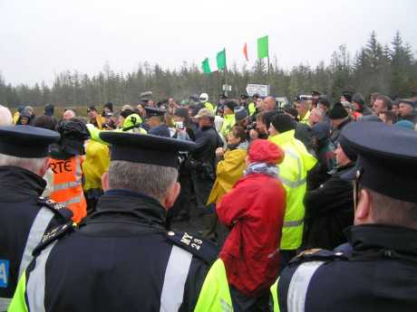 Garda observe events in puzzlement