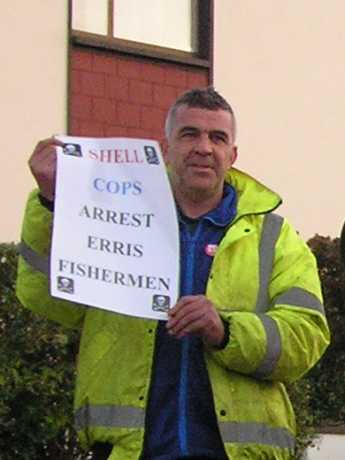 An Erris fisherman waits for his brother's release