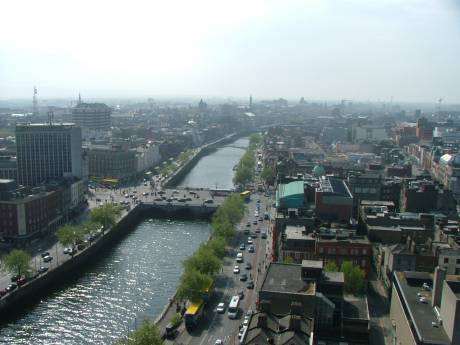 View from Liberty Hall viewing gallery