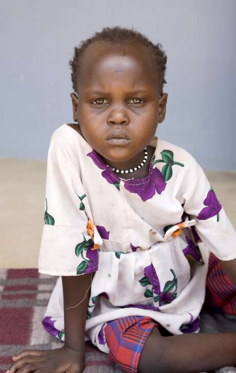 Young Girl with Piercing Eyes