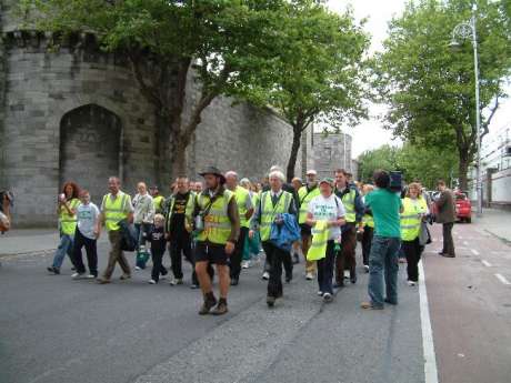 Walk Leaves Kilmainham Jail on final Leg