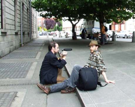 Owen Gets 'Indy'-ied Outside The Four Courts