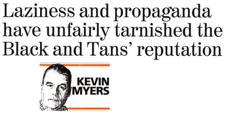 "Lazyness and propaganda": something Kevin Myers knows a lot about