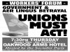 Come to the Workers' Forum!