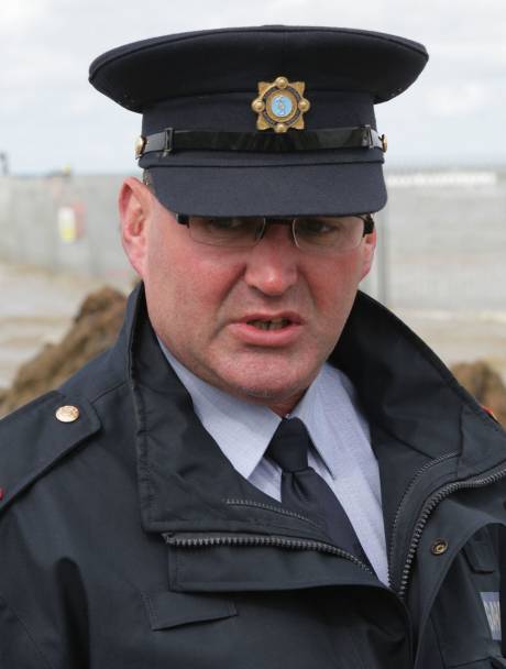 Garda Inspector Martin Byrne, in charge of Shell 'beach occupations / operations'.