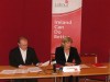 Mike Allen Labour General Secretary and Liz Mc Manus deputy leader