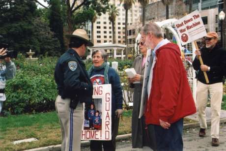 The Sacramento Catholic Worker House, Grandmothers for Peace and other local peace activists