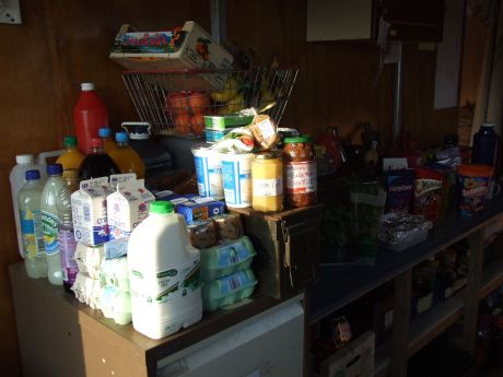  and a well stocked camp kitchen!