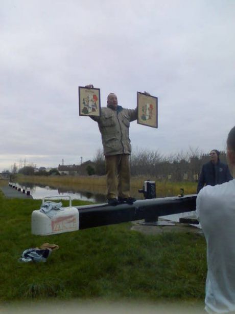 The on-site 'Auctioneer' : evenly-balanced at last!