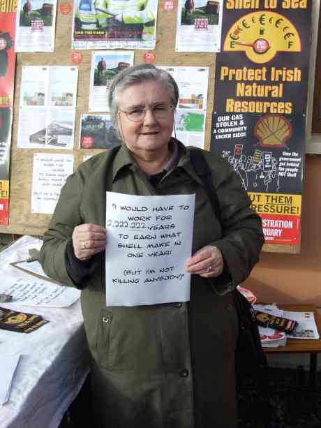 Sr Majella McCarron, Ogoni Solidarity Ireland, friend to Ken Saro -Wiwa RIP, murdered by Shell.