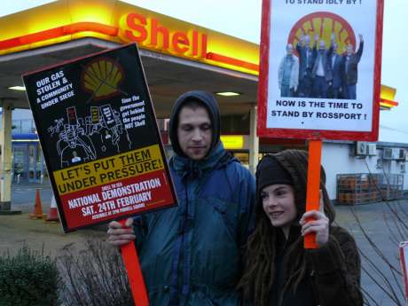 Stalwarts from the solidarity camp