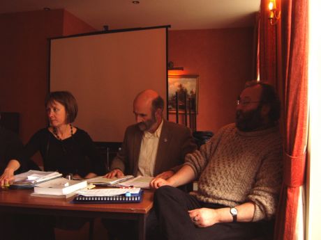 Patricia McKenna with Frank Keoghan (Peoples Movement) and Noel Murphy (Independent Workers Union)