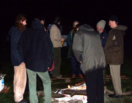 Drying Out At The Fire Between Actions