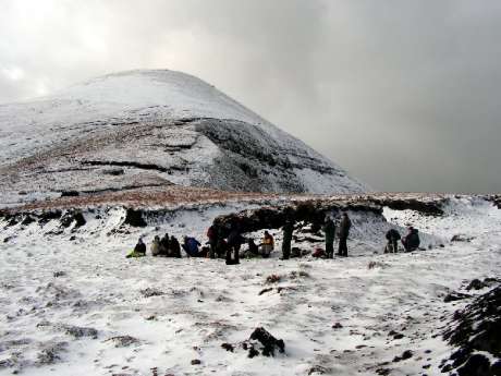 We crossed the Galtee Mountains