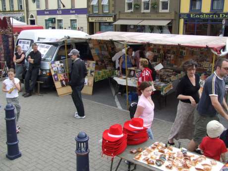  at his book stall at the Bantry fair.