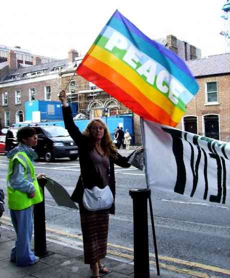 Flying The Peace Flag