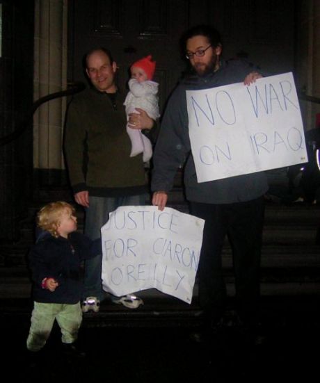 Melbourne Vigil in Soidarity with the Pitstop Ploughshares