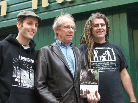 Damien Moran, Ken Loach, Ciaron O'Reilly & Book 'The Wind That Shakes The Barley'