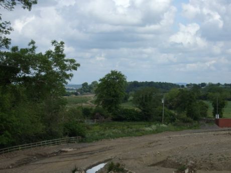 View to Rath Lugh from Baronstown spoilheap June 1 2007
