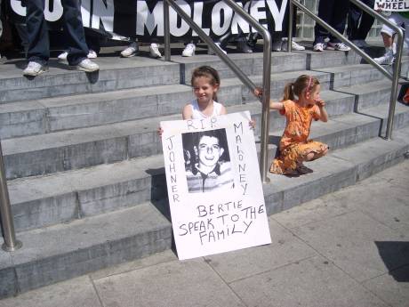 John Maloney's death also remembered at vigil: will the power of the State listen to this little girl's plea?