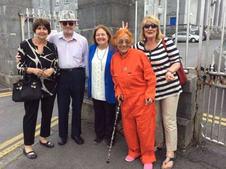 Carol, Justin, Mairead, Margaretta and Ann Patterson at Ennis
