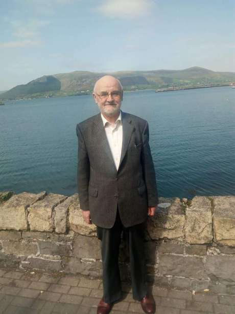 Sean Crudden, at Carlingford Pier