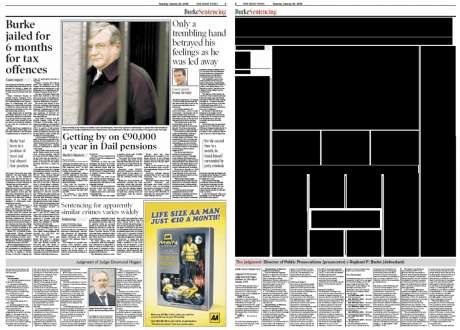 Report of jailing Ray Burke 25 january 2005 - one page redacted for legal reasons 