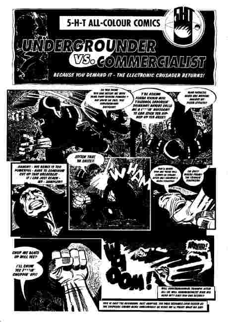 5  H T All colour comics present - Undergrounder Vs Commercialist -