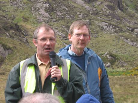 Vincent McGrath and Afri Co-ordinator Joe Murray