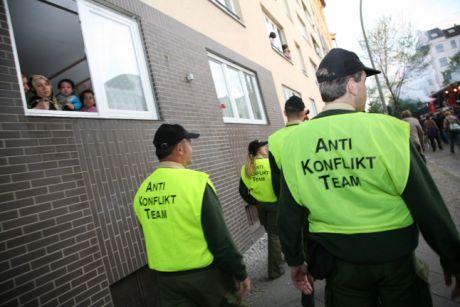 Orwellian hi vis vests for the German Police