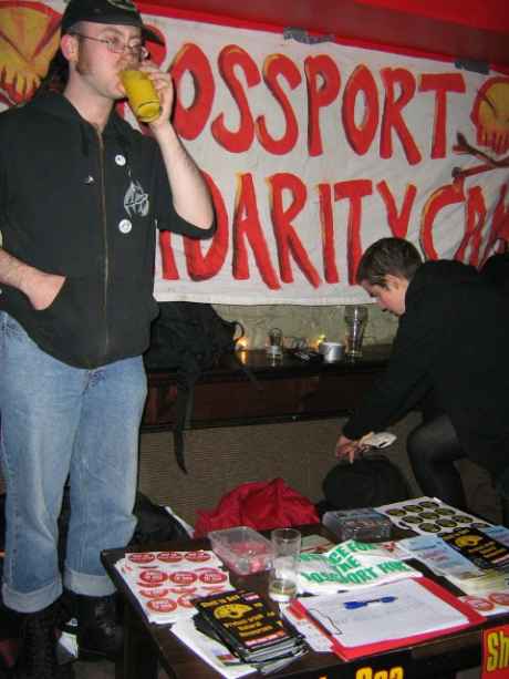 Drinking while standing on a stool- not many can do it...