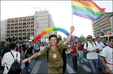 2005 Pride Parade In Jerusalem.