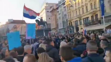 Croatia VaxPass Protest Sat Nov 20th