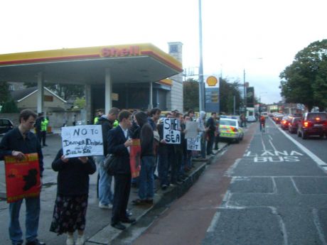 cyclists take over bus lane in protest