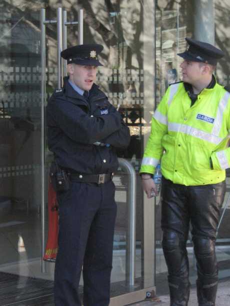 "Why did you join the Guards?  "To protect corporate interests. Why did you?"  "For the leather trousers..."