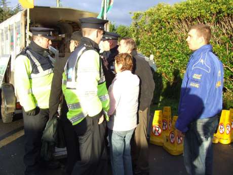 Mary blockaded from her home from home, the trailer.