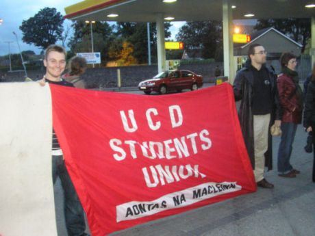 There were many UCD students