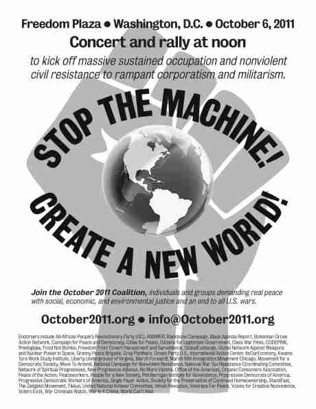 Stop the Machine! Create a New World! 