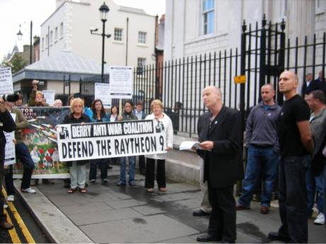 Eamonn McCann reads out statement