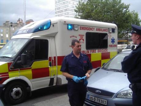 Ambulance left without treating woman