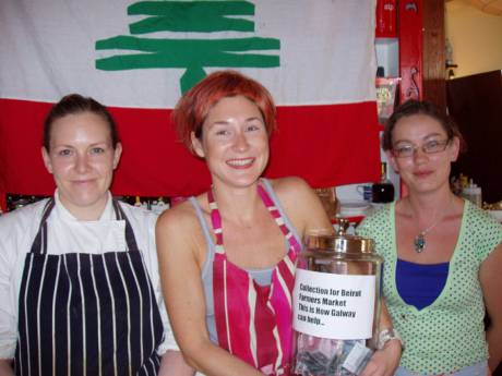 from L to R; Mairead Fitzpatrick, the mighty Aoibheann herself and Jessica Murphy in Ard Bia.